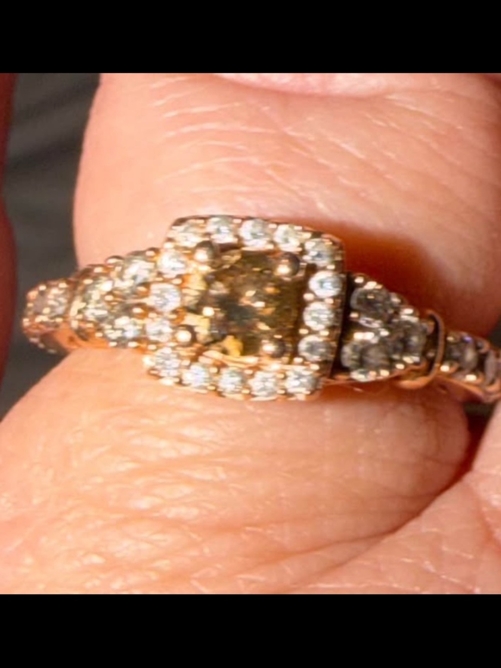 1/2 ct Rose Gold Chocolate Diamond Ring